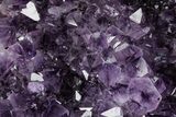 Brilliant Deep-Purple Amethyst Geode - Uruguay #345963-1